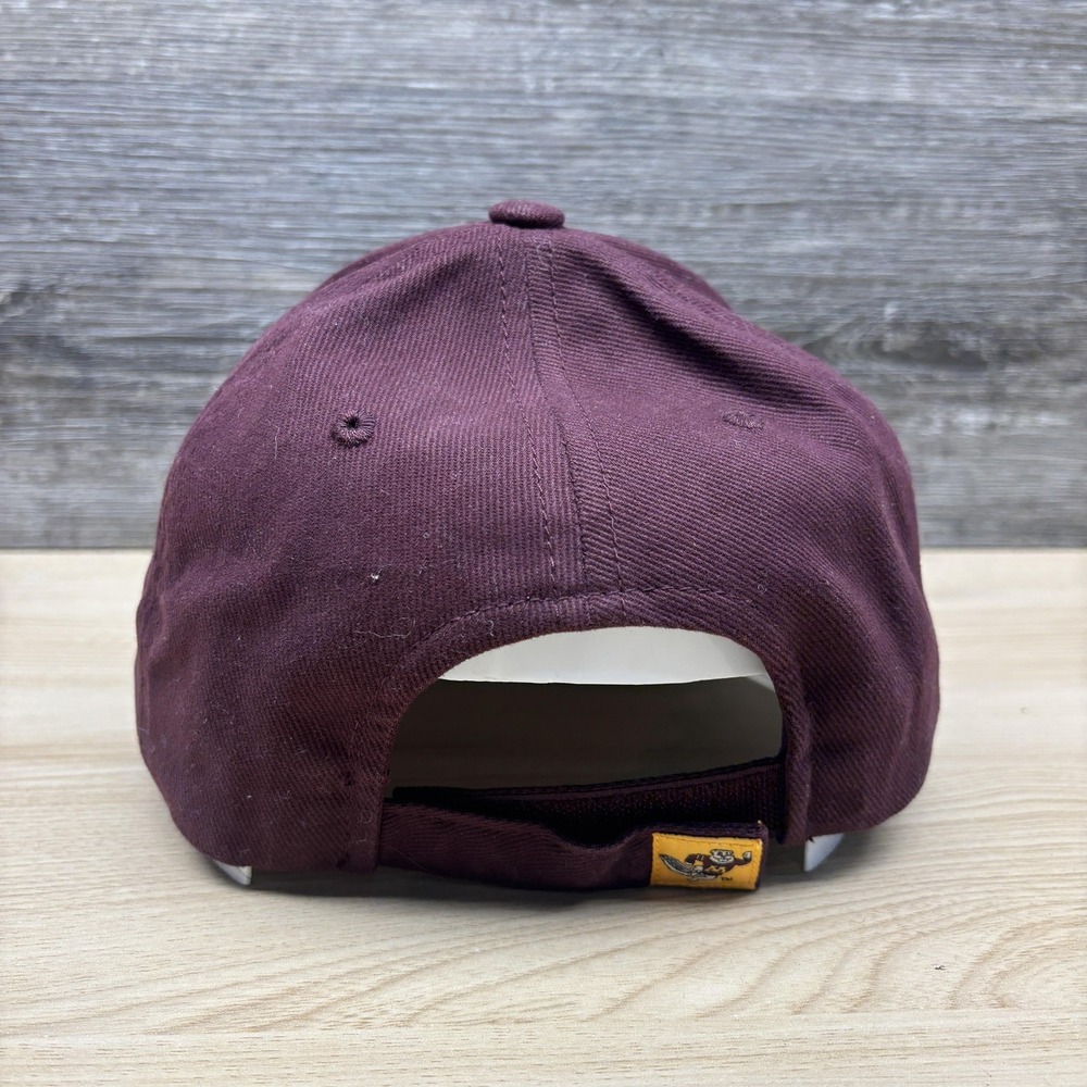 Minnesota Golden Gophers Hat Cap Strap Back Mens Maroon Gold NCAA Football - Picture 5 of 9